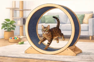 Lakásban tartott cicád keveset mozog? Tudd meg, hogyan segíthet egy macska futókerék a macska egészségének és aktivitásának fenntartásában.